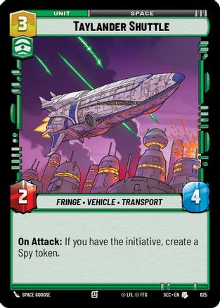 Taylander Shuttle (Foil) [SEC - 625]