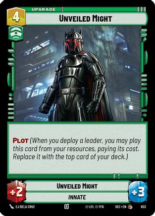 Unveiled Might (Foil) [SEC - 633]