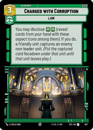 Charged with Corruption (Foil) [SEC - 637]
