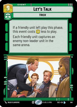 Let's Talk (Foil) [SEC - 641]