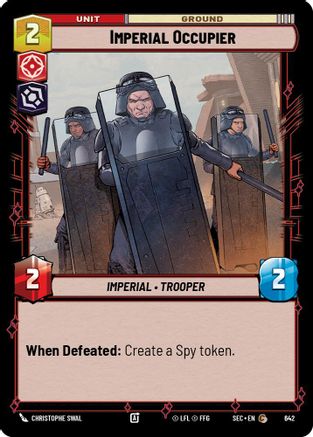 Imperial Occupier (Foil) [SEC - 642]