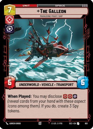 The Galleon - Marauding Pirate Ship (Foil) [SEC - 651]
