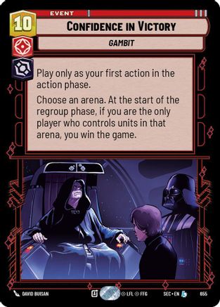 Confidence in Victory (Foil) [SEC - 655]