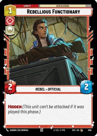 Rebellious Functionary (Foil) [SEC - 656]