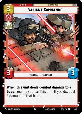 Valiant Commando (Foil) [SEC - 660]
