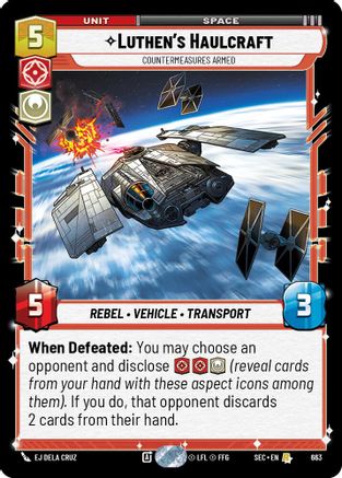 Luthen's Haulcraft - Countermeasures Armed (Foil) [SEC - 663]