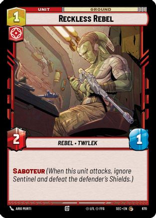 Reckless Rebel (Foil) [SEC - 670]