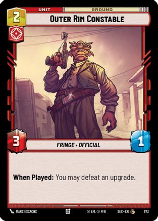 Outer Rim Constable (Foil) [SEC - 673]