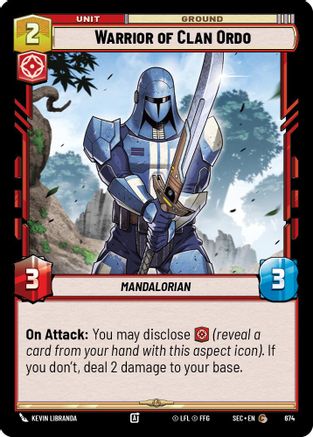Warrior of Clan Ordo (Foil) [SEC - 674]