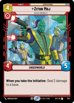 Ziton Moj - Black Sun Bully (Foil) [SEC - 678]