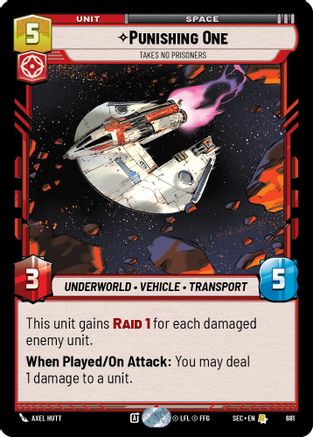 Punishing One - Takes No Prisoners (Foil) [SEC - 681]