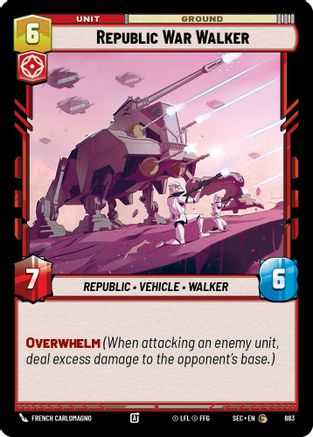 Republic War Walker (Foil) [SEC - 683]