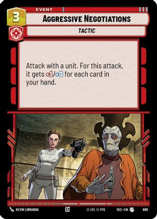 Aggressive Negotiations (Foil) [SEC - 689]