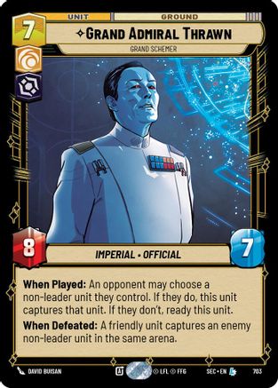 Grand Admiral Thrawn - Grand Schemer (Foil) [SEC - 703]