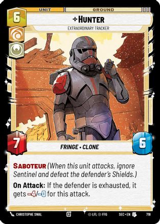 Hunter - Extraordinary Tracker (Foil) [SEC - 718]