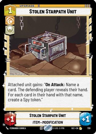 Stolen Starpath Unit (Foil) [SEC - 720]