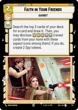 Faith in Your Friends (Foil) [SEC - 721]