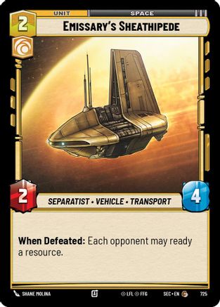 Emissary's Sheathipede (Foil) [SEC - 725]