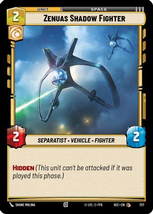 Zenuas Shadow Fighter (Foil) [SEC - 727]