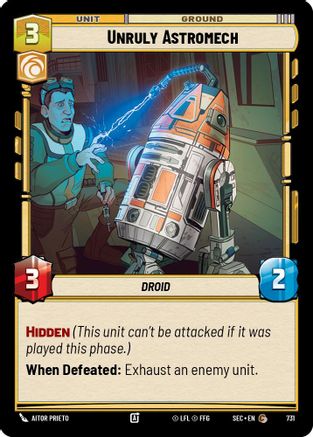Unruly Astromech (Foil) [SEC - 731]