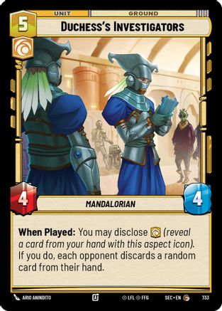 Duchess's Investigators (Foil) [SEC - 733]