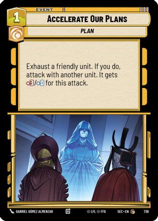 Accelerate Our Plans (Foil) [SEC - 738]