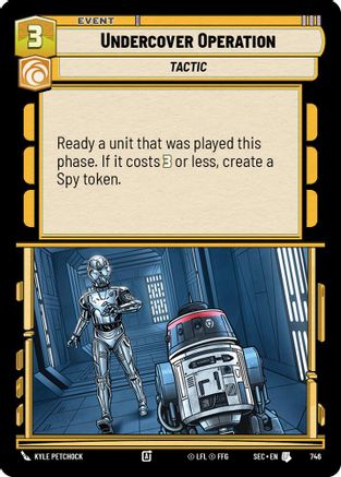 Undercover Operation (Foil) [SEC - 746]