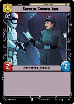 Supreme Council Aide (Foil) [SEC - 747]