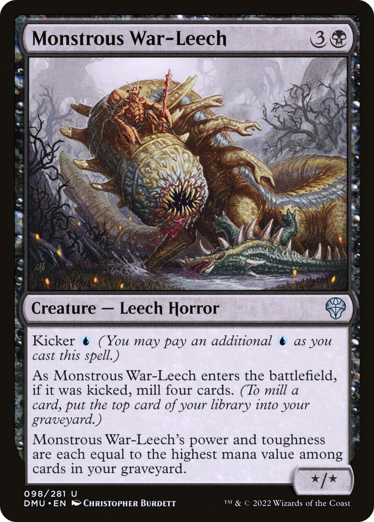 Monstrous War-Leech [DMU - 98]
