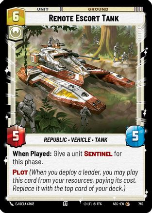 Remote Escort Tank (Foil) [SEC - 765]