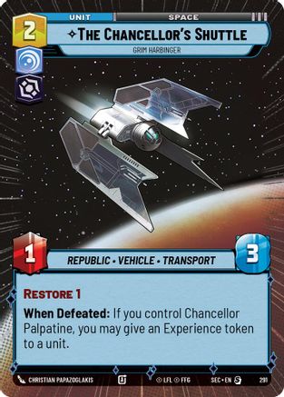 The Chancellor's Shuttle - Grim Harbinger (Hyperspace) [SEC - 291]