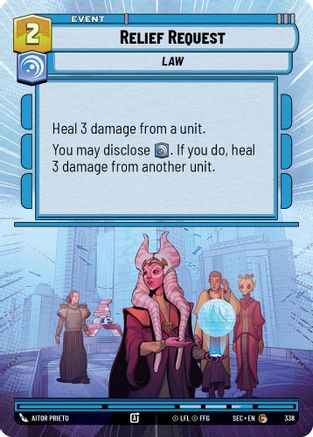 Relief Request (Hyperspace) [SEC - 338]