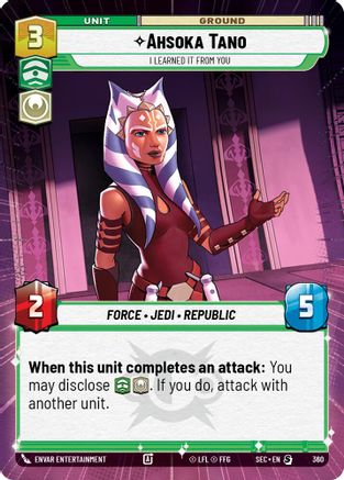 Ahsoka Tano - I Learned It from You (Hyperspace) [SEC - 360]