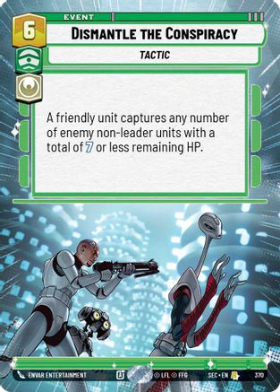 Dismantle the Conspiracy (Hyperspace) [SEC - 370]