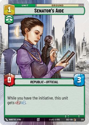 Senator's Aide (Hyperspace) [SEC - 372]