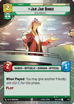 Jar Jar Binks - Mesa Propose (Hyperspace) [SEC - 375]