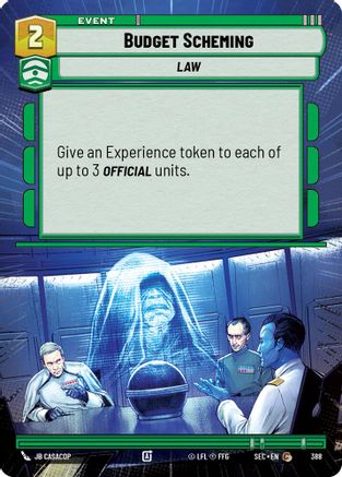 Budget Scheming (Hyperspace) [SEC - 388]
