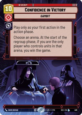 Confidence in Victory (Hyperspace) [SEC - 409]
