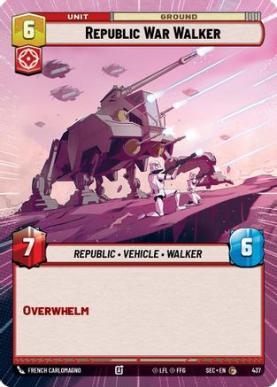 Republic War Walker (Hyperspace) [SEC - 437]