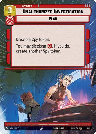Unauthorized Investigation (Hyperspace) [SEC - 445]