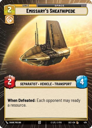 Emissary's Sheathipede (Hyperspace) [SEC - 479]
