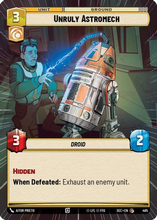 Unruly Astromech (Hyperspace) [SEC - 485]