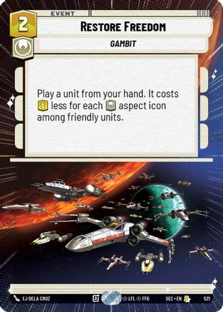 Restore Freedom (Hyperspace) [SEC - 521]