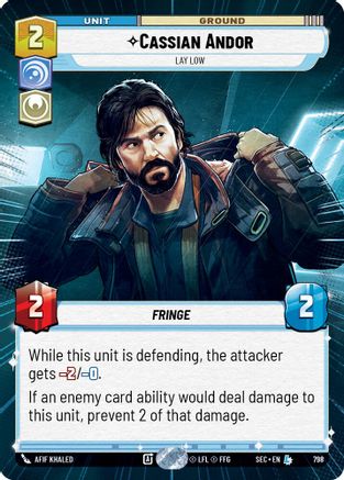 Cassian Andor - Lay Low (Hyperspace Foil) [SEC - 798]