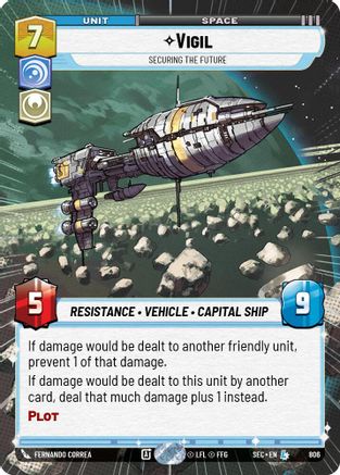 Vigil - Securing the Future (Hyperspace Foil) [SEC - 806]