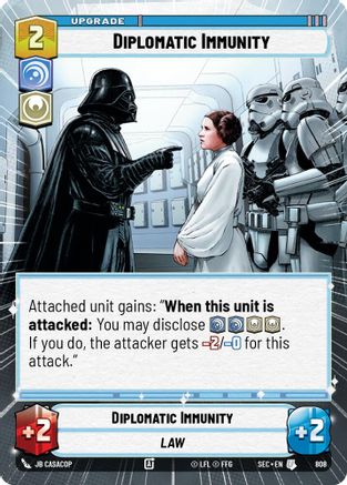 Diplomatic Immunity (Hyperspace Foil) [SEC - 808]