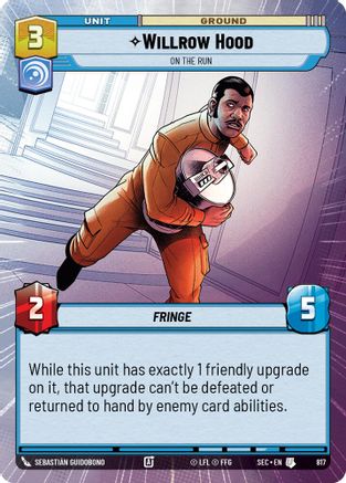 Willrow Hood - On the Run (Hyperspace Foil) [SEC - 817]