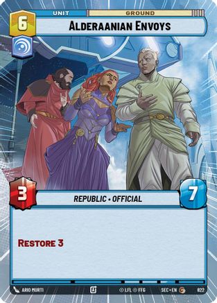 Alderaanian Envoys (Hyperspace Foil) [SEC - 822]