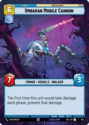 Umbaran Mobile Cannon (Hyperspace Foil) [SEC - 823]