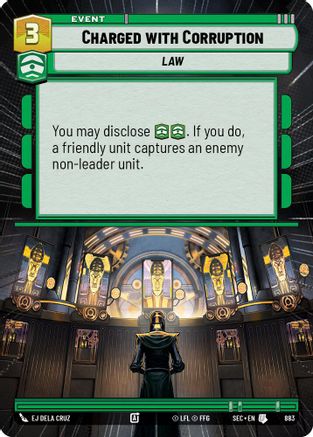 Charged with Corruption (Hyperspace Foil) [SEC - 883]